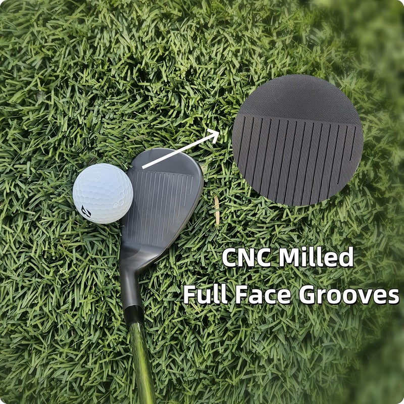 Golf Era Premium Golf Wedge - Golf Wedge Set or Individual Wedge 50/52/54/56/58/60 - CNC Milled Face for More Spin - Great Escape Sand Wedge Lob Wedge Gap Wedge - Image 3